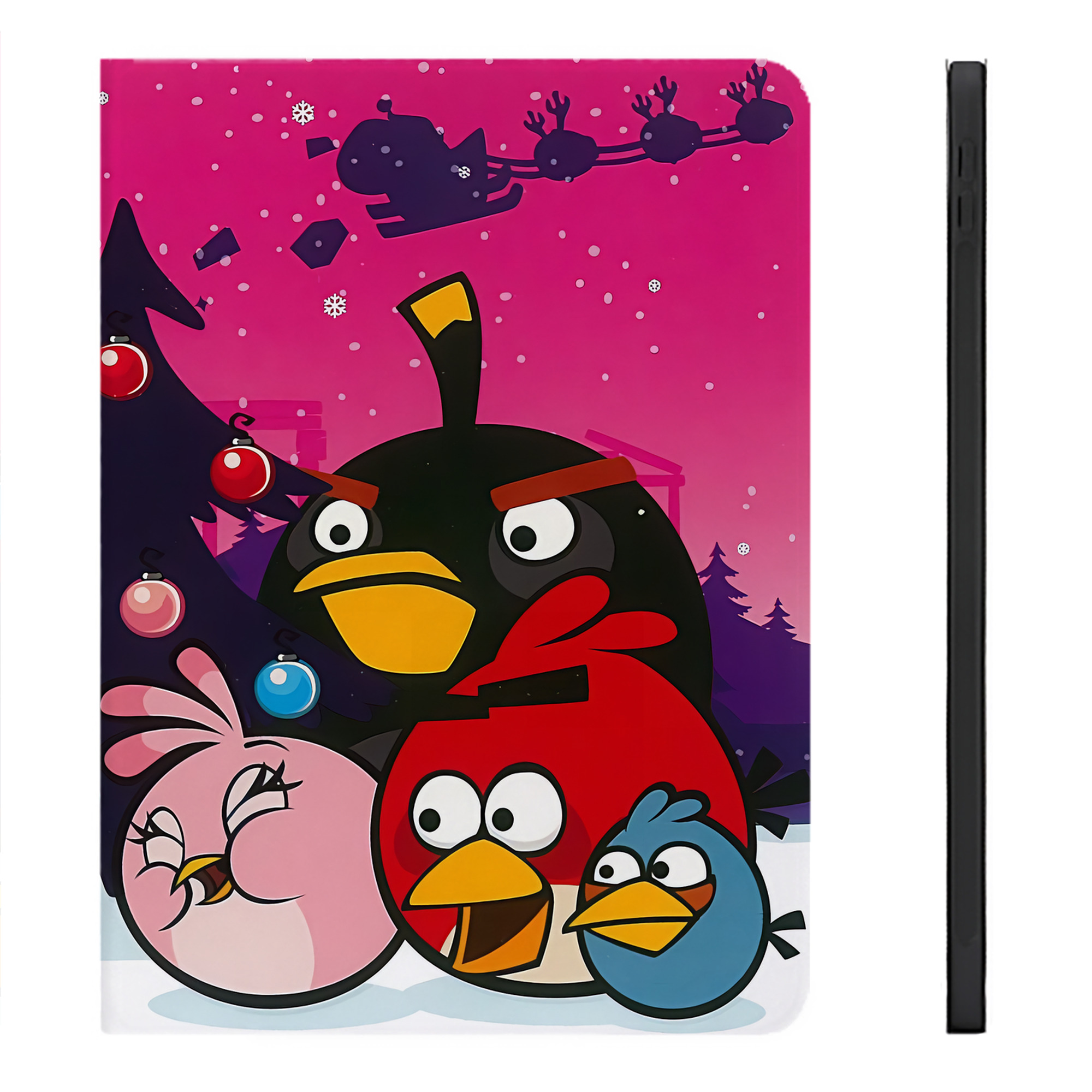 （画像用） Angry Birds アングリーバード IPadケース ペンホルダー付き ブックスタイルデザイン